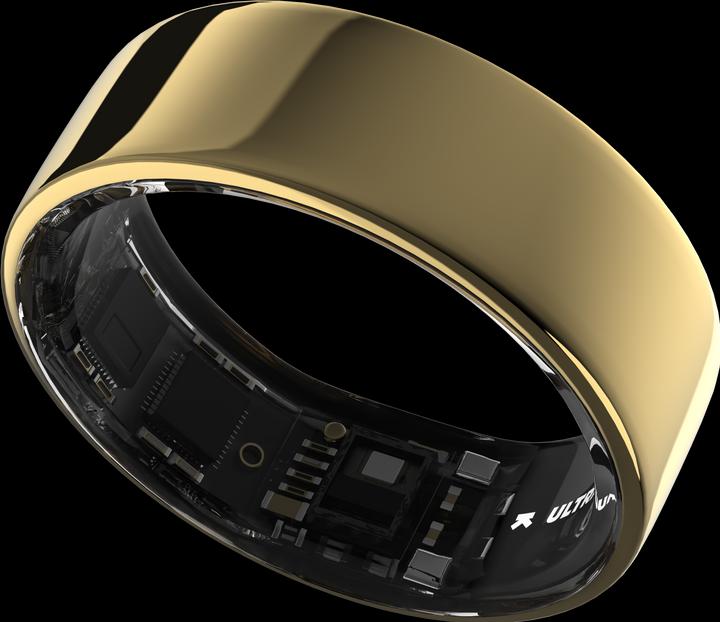 Actual product image Ultrahuman Ring Air- Size-08- Air Gold (8, Bionic Gold)