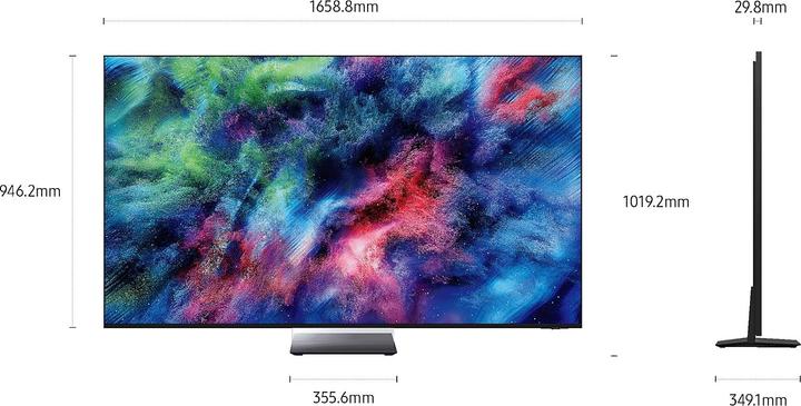Actual product image Samsung MRE75R95HATXZU (75", R95H, Micro RGB, 4K, 2026, CH)