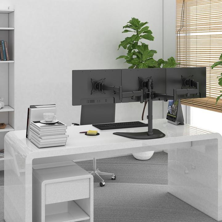 Actual product image V7 Table stand with triple swivel function (Table, 27")