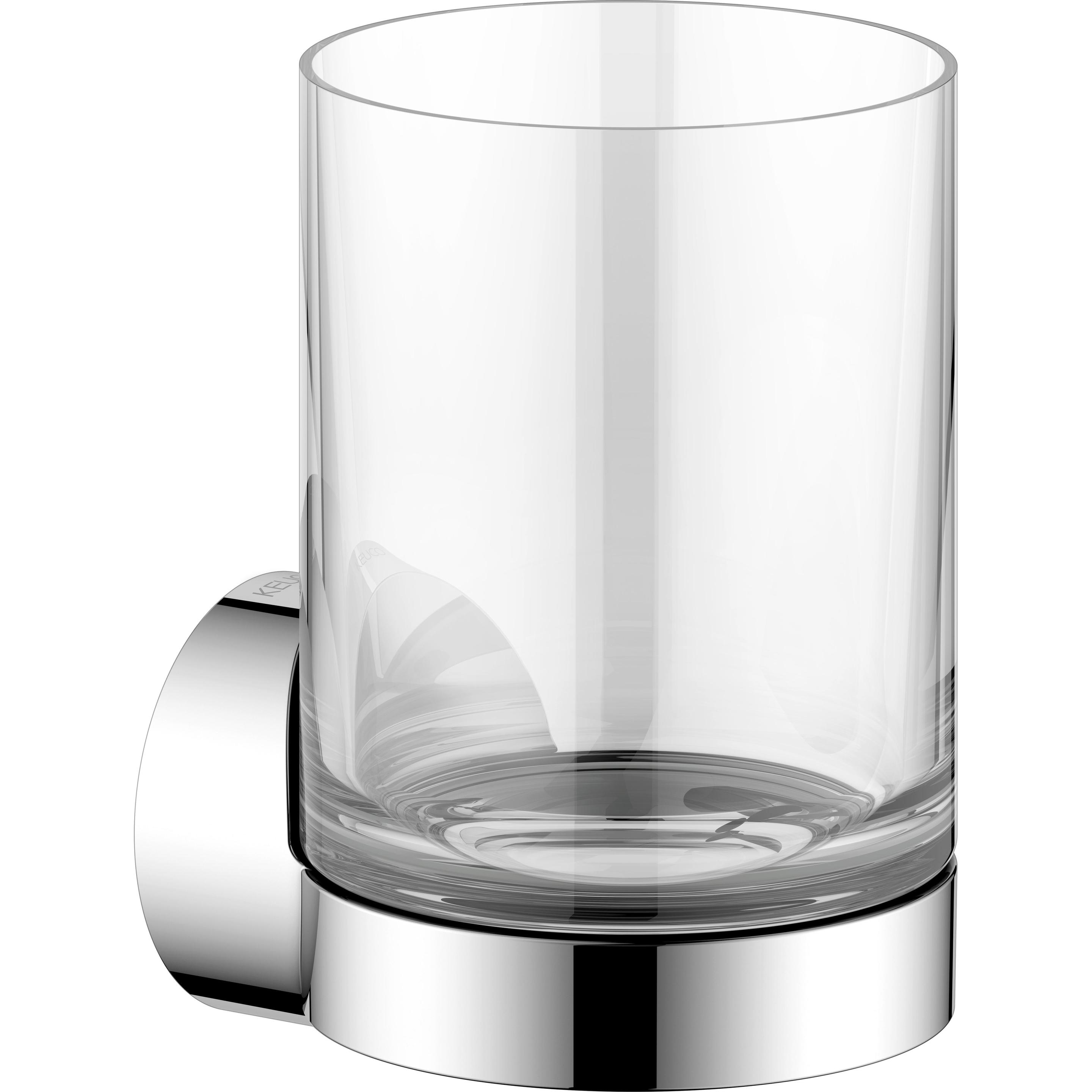 Keuco, Zahnputzbecher, REVA Glashalter, Echtkristallglas