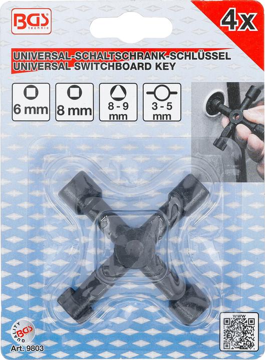 Actual product image BGS Universal Switchboard Key