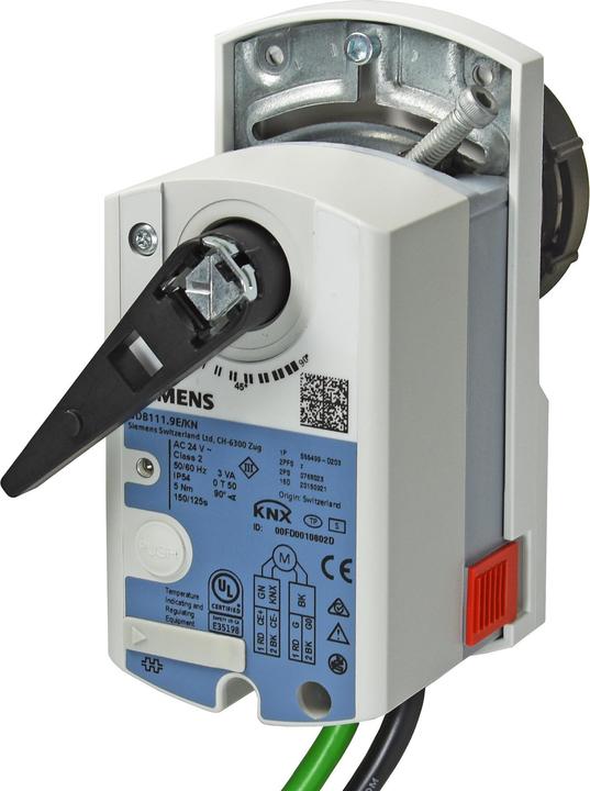 Actual product image Siemens GLB111.9E/KN Rotary actuator without spring return