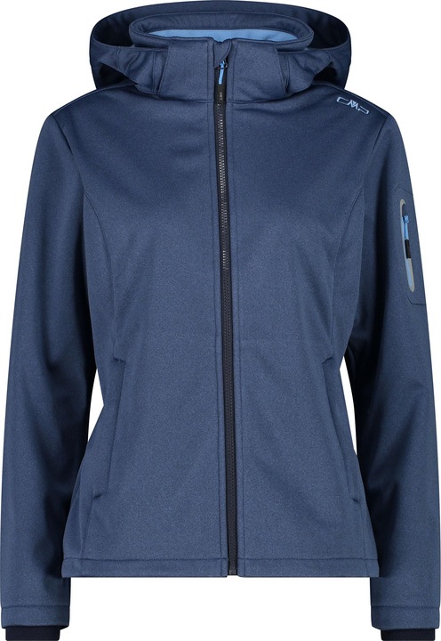 Actual product image CMP Campagnolo Women's Softshell Jacket Zip Hood (48, 3XL)