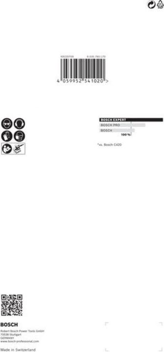 Produktbild Bosch Professional Zubehör Expert M480 (150)