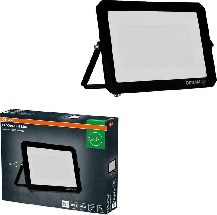 Actual product image Osram LED-Fluter, 100W, 9000lm, 4000K, 105°, neutralweiss (9000 lm, IP65)