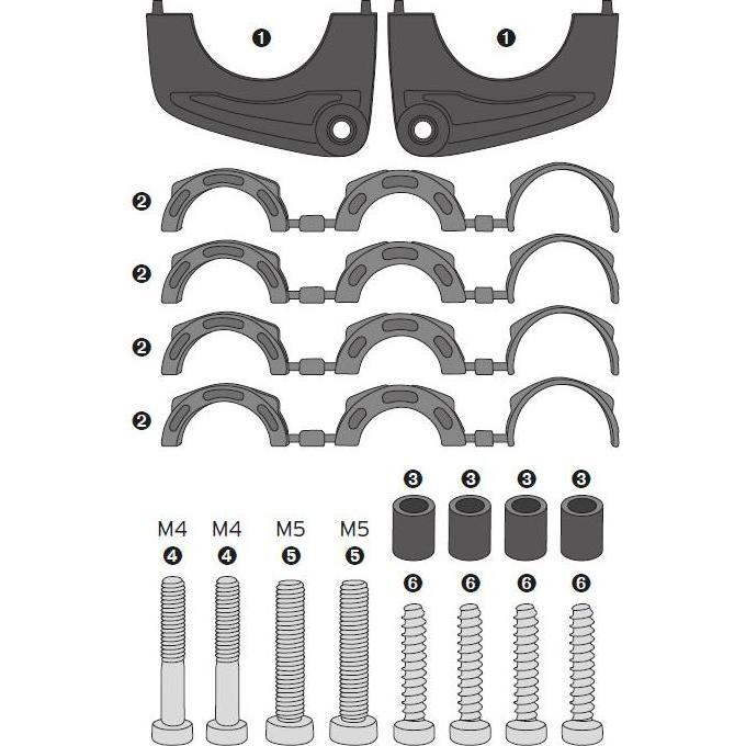 Thumbnail - SKS Compit/E-Spacer Kit, Smartphone Halterung, Schwarz