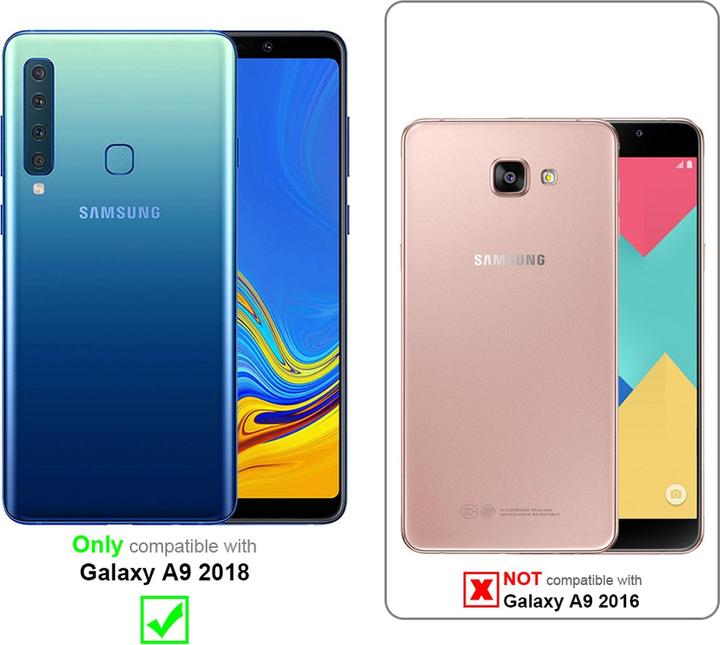 Actual product image Cadorabo Full screen display protection glass (1 Piece, Samsung Galaxy A9 (2018))