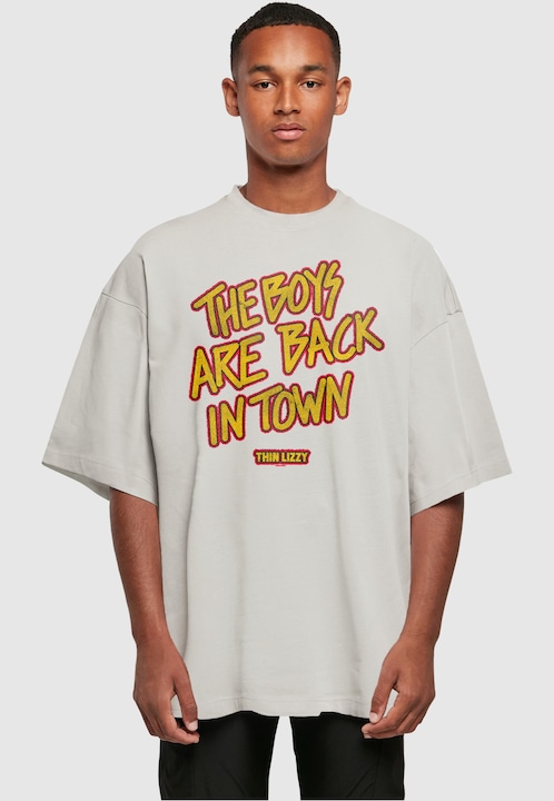 Actual product image Merchcode Thin Lizzy - The Boys Stacked Huge Tee - 160145 (S)