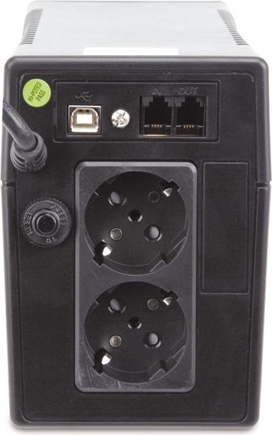 Produktbild Powerwalker VI 650 LCD Schuko 650VA / 360W Line-Interactive USV Tower AVR LCD (650 VA, 360 W, Line-Interaktiv USV)