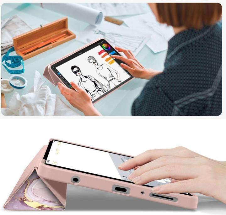 Produktbild Tech-Protect SMARTCASE GALAXY TAB A9 / A11 8.7 X110 / X115 / X133 / X135 MARMOR (Samsung Galaxy Tab A9)