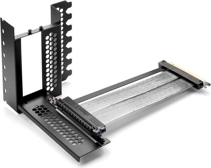 Actual product image CableMod Vertical PCI-e Bracket PCI-e 4.0 Edition, 2x DisplayPort - black