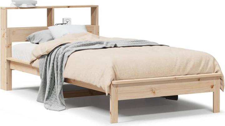Image du produit vidaXL Bett mit Regal (90 x 190 cm)