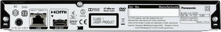Immagine prodotto Panasonic Dmp-Bdt167 (1 GB, Lettore Blu-ray, Lettore DVD)