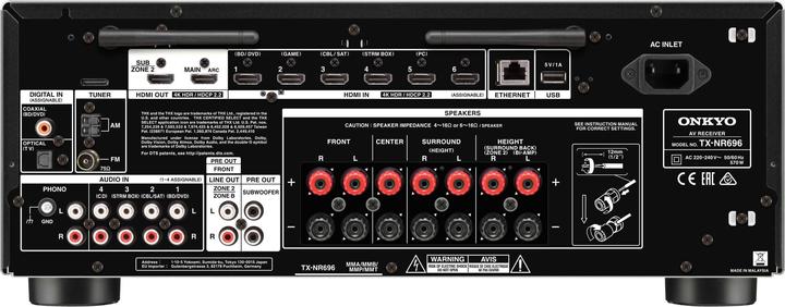 Produktbild Onkyo TX-NR696 (7.2 Kanal, AM, FM)
