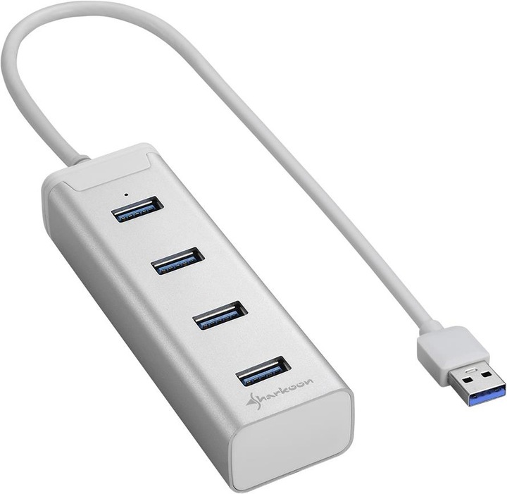 Immagine prodotto Sharkoon Corsa in alluminio (USB-A, 4 porte)