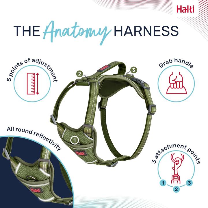 Produktbild Company of Animals Halti Anatomy M Hundegeschirr (M, Hund, Allgemein)