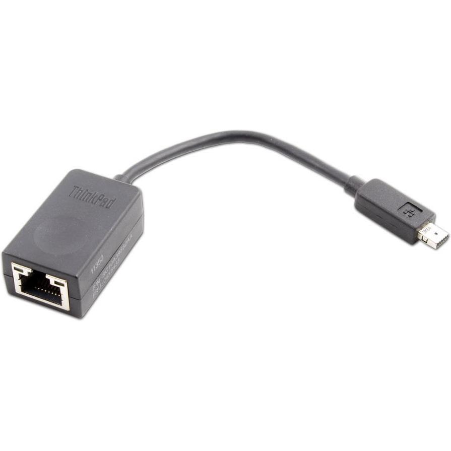 Thumbnail - Lenovo Produktspezifisch zu (USB, RJ45 Gigabit Ethernet (1x)), Netzwerkadapter, Schwarz