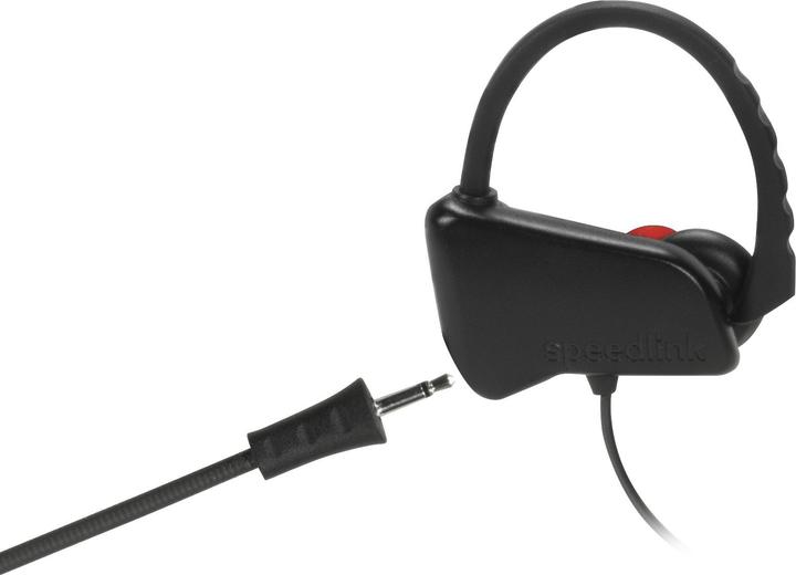 Produktbild Speedlink JUZAR Headset Ear-hook, In-ear connector Black, Red (Kabelgebunden)