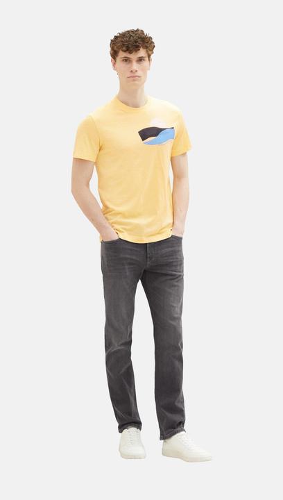 Image du produit Tom Tailor T-Shirt Gestreiftes Kurzarmshirt mit Rundhalsausschnitt und Foto-Print (3XL)