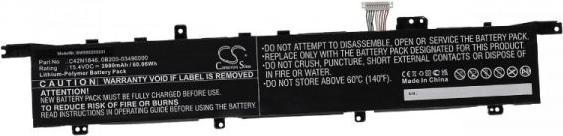 AccuCell Batterie compatible Asus ZenBook Pro Duo UX581 15,4V 3900mAh Li-Polymer (3900 mAh)