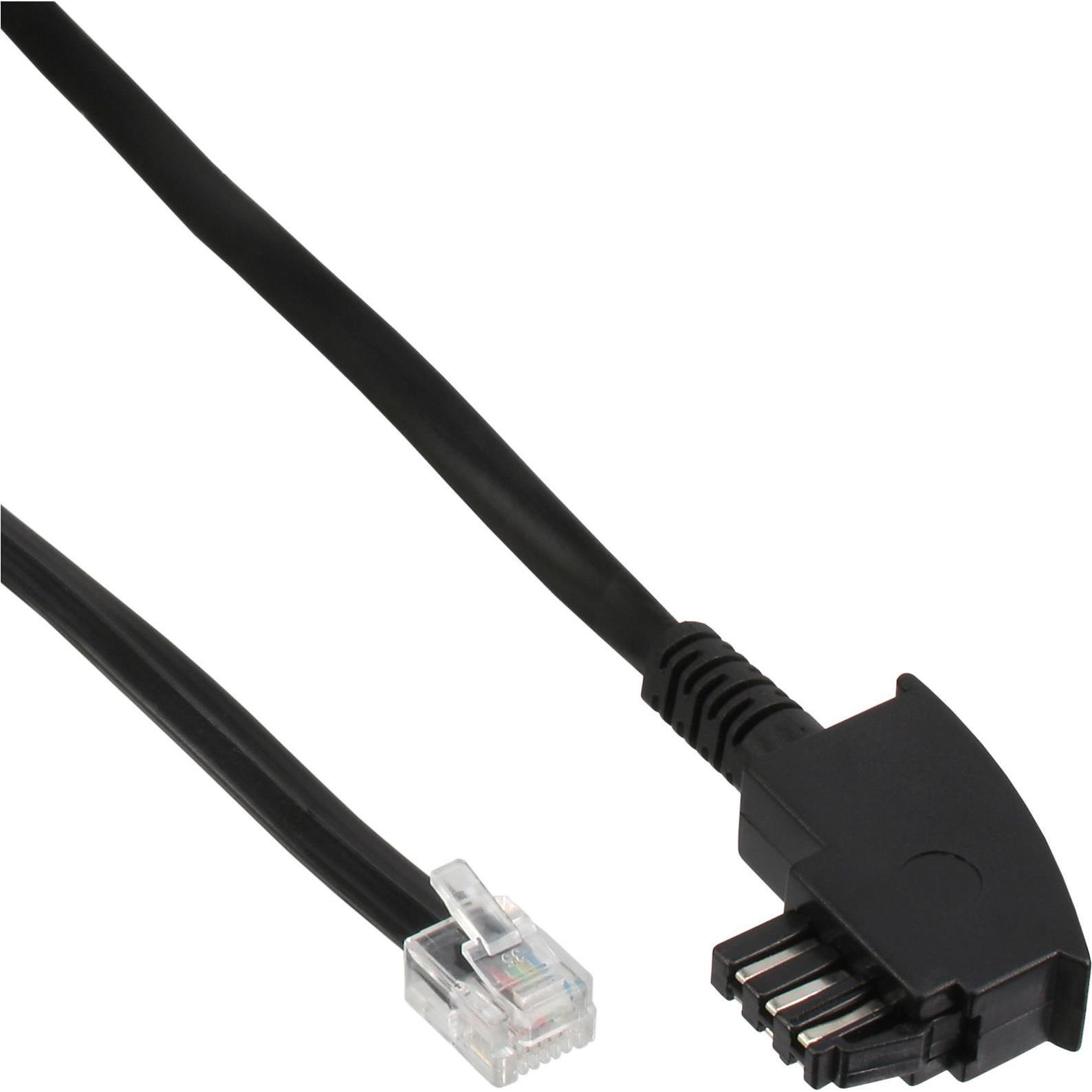 InLine TAE-N Anschlusskabel, Telefon Zubehör