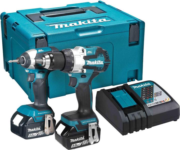 Immagine prodotto Makita DLX2507TJ COMBO-KIT (DTD153 DHP489ZJ 2XBL1850B DC18RC)