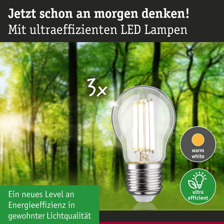 Produktbild Paulmann Tropfen Eco-Line (E27, 2.50 W, 525 lm, 3 x, A)