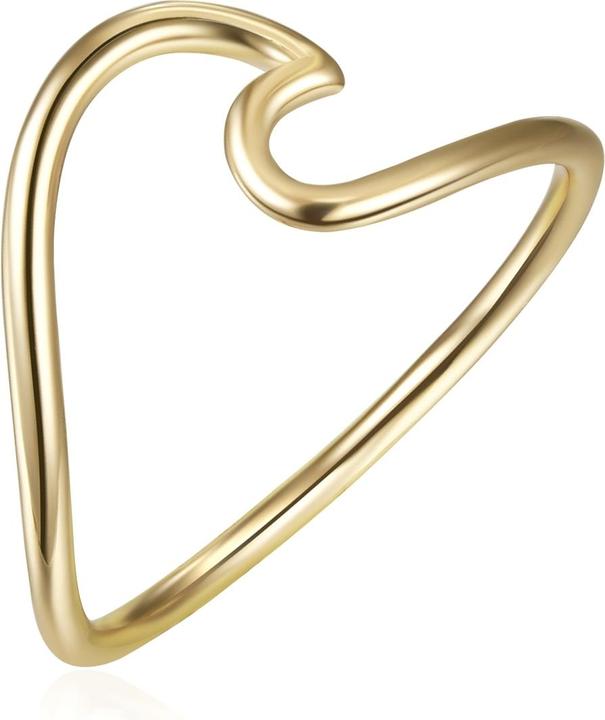 Image du produit Glanzstücke München Femme vague argent sterling or jaune - 11866 (58, Argent 925)