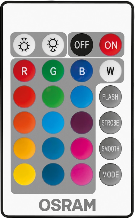 Actual product image Osram Led Retrofit Rgbw Lamps With Remote Control (E14, 25 W, 250 lm, 1 x, G)