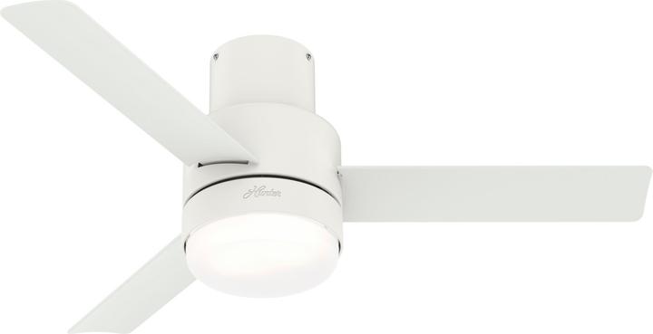Produktbild Hunter Fans Deckenventilator Gilmour Weiss mit Licht (41 dB)