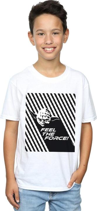 Actual product image Star Wars Boys Yoda Feel The Force T-Shirt (128)