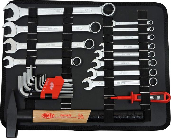 Actual product image Famex Professional Tool Case with Tool Set and Voltage Tester (32 pieces)