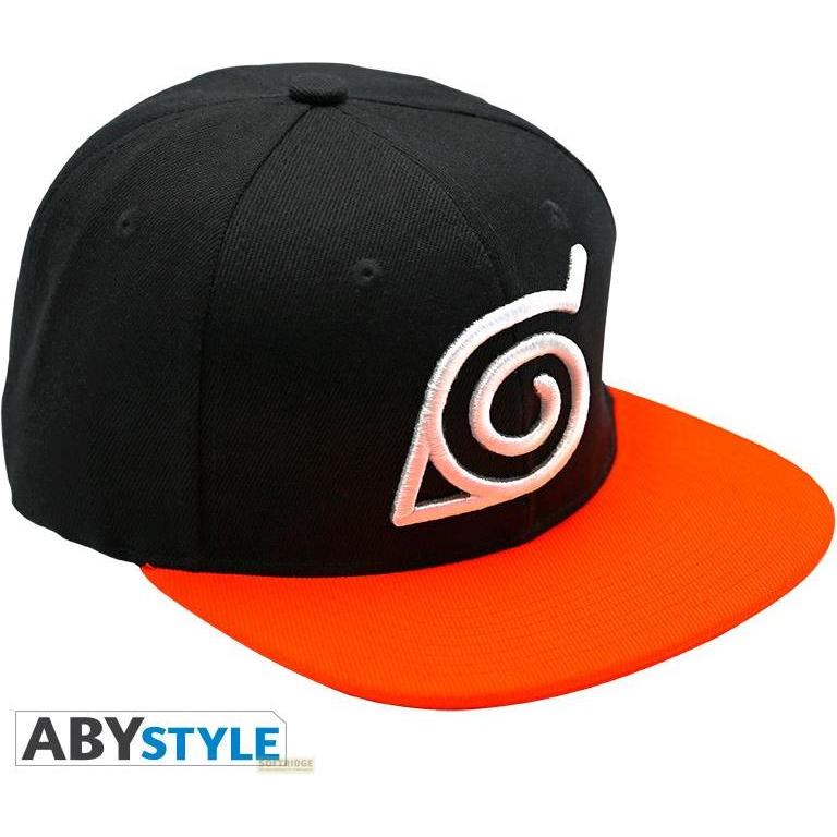 Abystyle Arancia/Nero Cappellino, Naruto Shippuden: Konoha, (Taglia Unica)