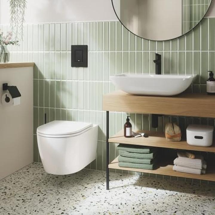 Produktbild Grohe Start QuickFix Lavaboarmatur M-Size, Push-Open, inkl. 3-in-1 Tool, wassersparend, mattschwarz