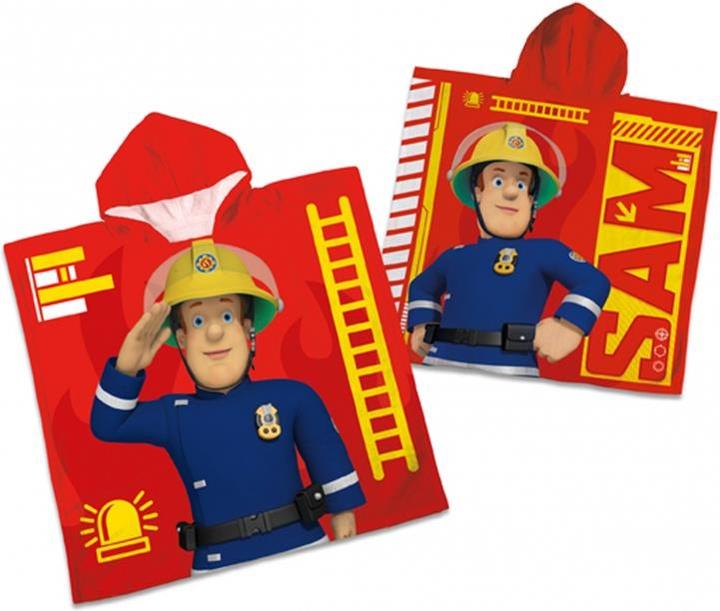 Produktbild Herding Feuerwehrmann Sam Badeponcho (37 x 26 cm)
