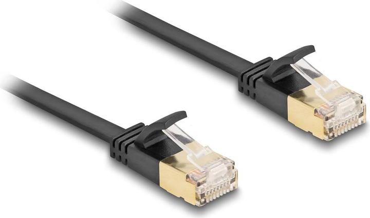 Actual product image Delock RJ45 network cable Cat.6A plug to plug with robu (U/FTP, CAT7, 0.30 m)