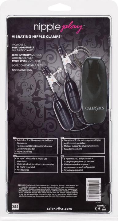 Produktbild CalExotics Nipple Play Vibrating Nipple Clamps