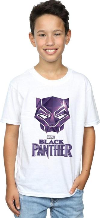 Image du produit Garçons - T-shirt avec logo du masque de la panthère noire (128)