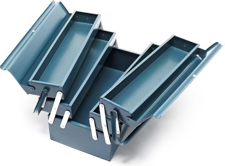 Produktbild Wiltec Werkzeugkiste 530x200x200mm 5 Fächer Werkzeugkasten Werkzeugbox Werkzeug