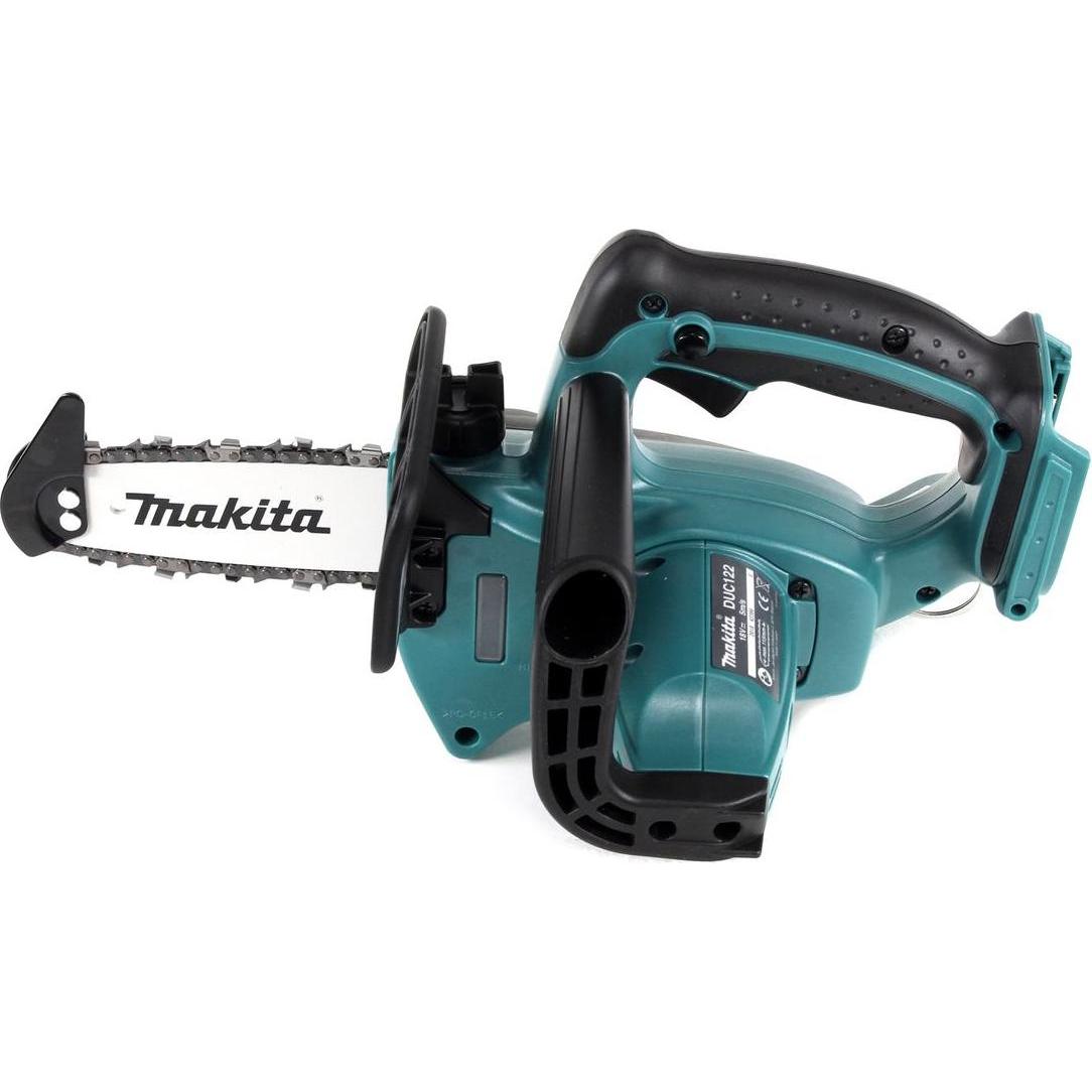 Thumbnail - Makita, Kettensäge, DUC 122 RGE Akku Kettensäge 18V 1/4" 115mm + 2x Akku 6,0Ah + Ladegerät + Koffer (Akku Kettensäge)