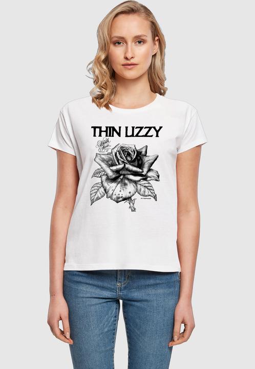 Produktbild Merchcode Ladies Thin Lizzy - Rose Logo Box Tee - 160923 (5XL)