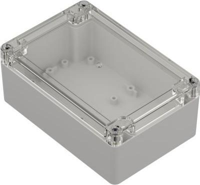Produktbild RS PRO Universalgehäuse Polycarbonat Hellgrau IP65 Breite 150 mm Höhe 60 mm Länge 100 mm
