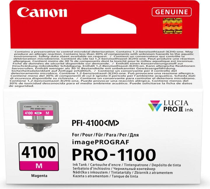 Energie-Label Canon PFI-4100 M magenta (M)