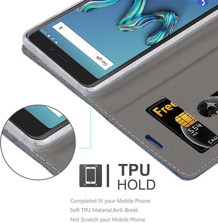 Actual product image Cadorabo Book Jeans Optics Cover (Wiko Tommy 3)