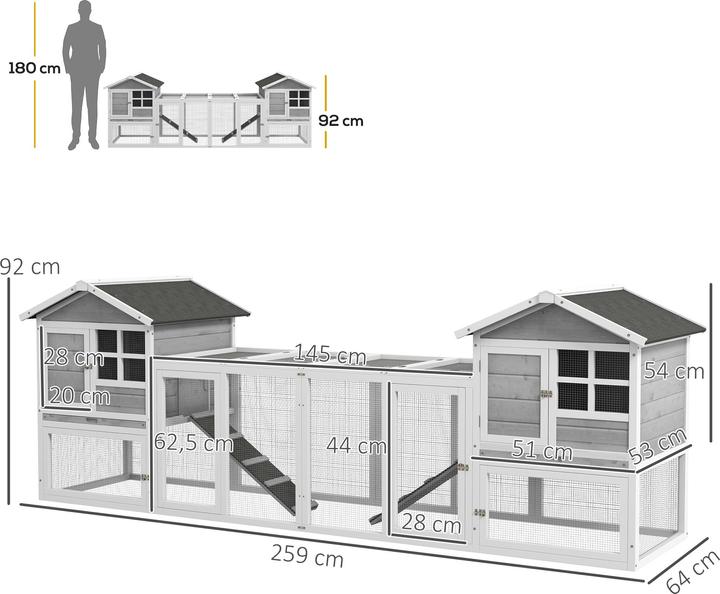 Immagine prodotto PawHut Conigliera