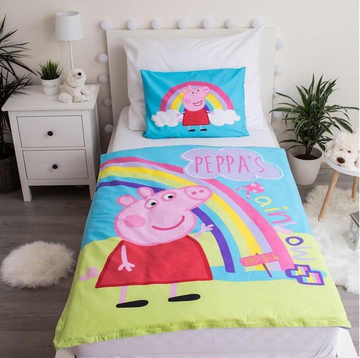 Produktbild Tinisu Peppa Pig Wutz Kinder-BettwÃ¤sche Mickey 100 x 135 cm - weiche Baumwolle