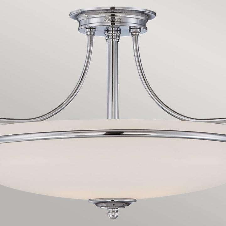 Productafbeelding Elstead Lighting Griffin plafondlamp E27 4-voudig gepolijst chroom (E27)