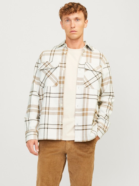 Image du produit Jack & Jones Jprraymond Melange Check Ls Overshirt Sn (XXL)