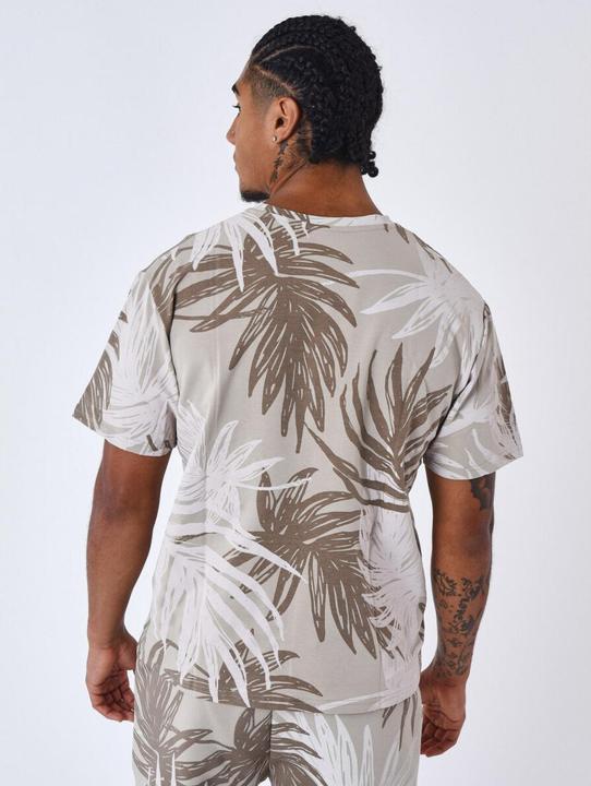 Immagine prodotto Project X Paris t-shirt con foglie di palma all over (XS)