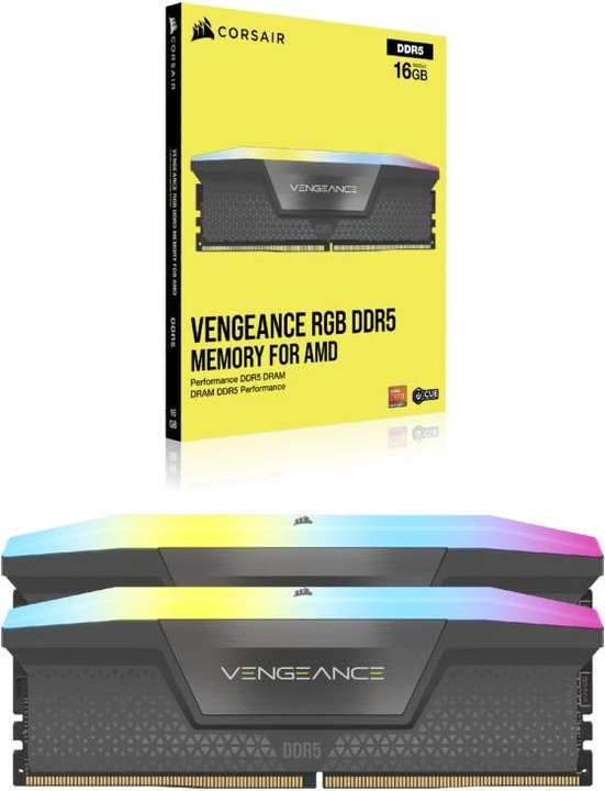 Produktbild Corsair Vengeance RGB AMD EXPO (2 x 16GB, 5600 MHz, DDR5-RAM, DIMM)